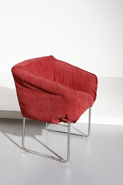 CASSINA : attribuito. Otto poltroncine  - Asta Asta 374 | DESIGN E ARTI DECORATIVE DEL NOVECENTO Virtuale - Associazione Nazionale - Case d'Asta italiane