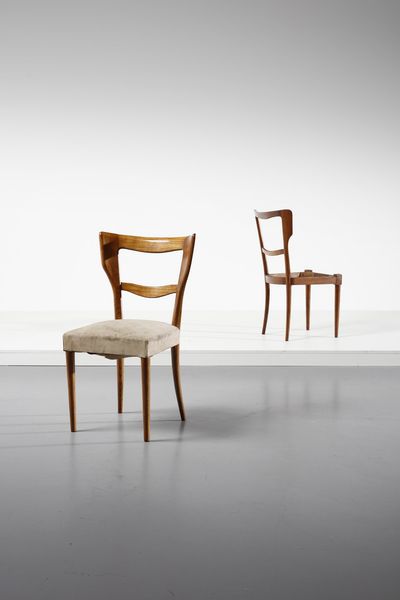 BUFFA PAOLO (1903 - 1970) : attribuito. Coppia di sedie  - Asta Asta 374 | DESIGN E ARTI DECORATIVE DEL NOVECENTO Virtuale - Associazione Nazionale - Case d'Asta italiane