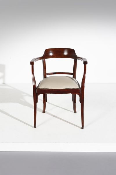 SIEGEL GUSTAV (1880 - 1970) : Poltrona 714A  per Josef Kohn  - Asta Asta 374 | DESIGN E ARTI DECORATIVE DEL NOVECENTO Virtuale - Associazione Nazionale - Case d'Asta italiane