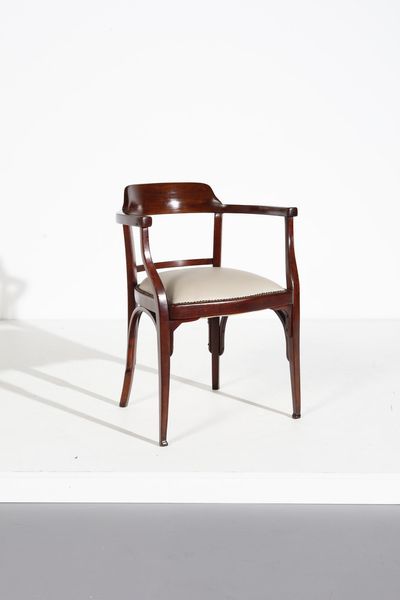 SIEGEL GUSTAV (1880 - 1970) : Poltrona 714A  per Josef Kohn  - Asta Asta 374 | DESIGN E ARTI DECORATIVE DEL NOVECENTO Virtuale - Associazione Nazionale - Case d'Asta italiane