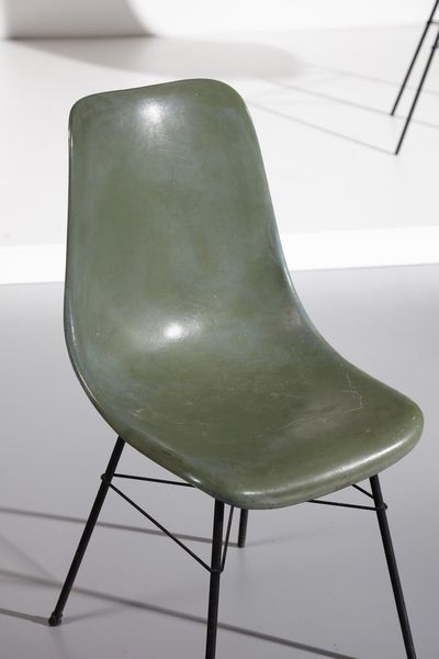 MANIFATTURA ITALIANA : Tre sedie  - Asta Asta 374 | DESIGN E ARTI DECORATIVE DEL NOVECENTO Virtuale - Associazione Nazionale - Case d'Asta italiane