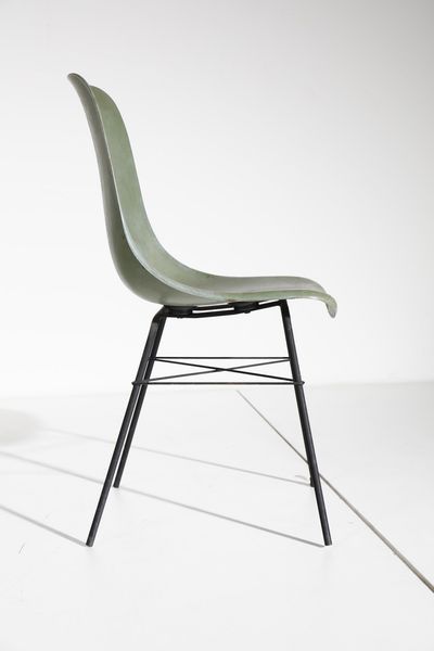 MANIFATTURA ITALIANA : Tre sedie  - Asta Asta 374 | DESIGN E ARTI DECORATIVE DEL NOVECENTO Virtuale - Associazione Nazionale - Case d'Asta italiane