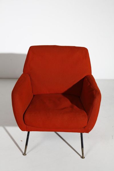 RINALDI GASTONE (1920 - 2006) : Poltrona Du 23 per Rima  - Asta Asta 374 | DESIGN E ARTI DECORATIVE DEL NOVECENTO Virtuale - Associazione Nazionale - Case d'Asta italiane