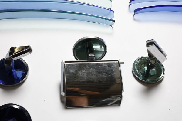 VECA : Set da bagno  - Asta Asta 374 | DESIGN E ARTI DECORATIVE DEL NOVECENTO Virtuale - Associazione Nazionale - Case d'Asta italiane