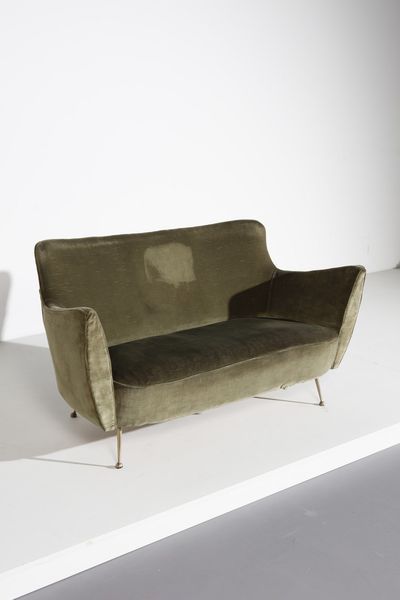 MANIFATTURA ITALIANA : Divanetto  - Asta Asta 374 | DESIGN E ARTI DECORATIVE DEL NOVECENTO Virtuale - Associazione Nazionale - Case d'Asta italiane