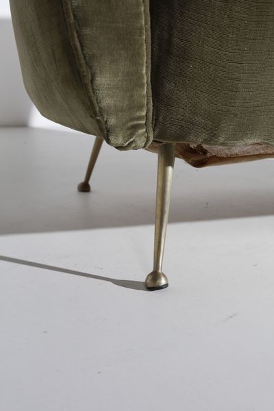 MANIFATTURA ITALIANA : Divanetto  - Asta Asta 374 | DESIGN E ARTI DECORATIVE DEL NOVECENTO Virtuale - Associazione Nazionale - Case d'Asta italiane