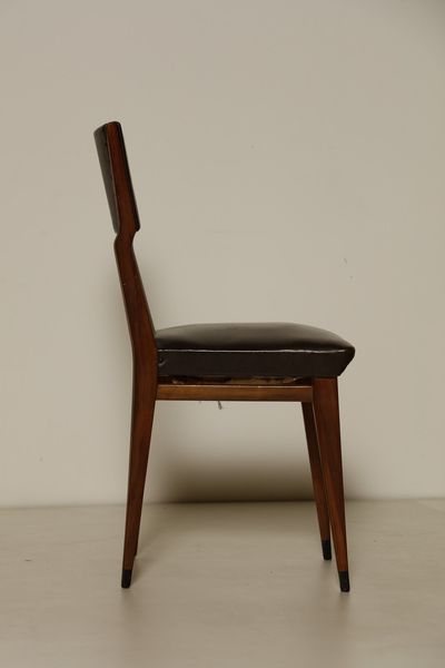 MANIFATTURA ITALIANA : Sei sedie  - Asta Asta 374 | DESIGN E ARTI DECORATIVE DEL NOVECENTO Virtuale - Associazione Nazionale - Case d'Asta italiane