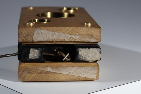 MANIFATTURA ITALIANA : Lampada da tavolo  - Asta Asta 374 | DESIGN E ARTI DECORATIVE DEL NOVECENTO Virtuale - Associazione Nazionale - Case d'Asta italiane