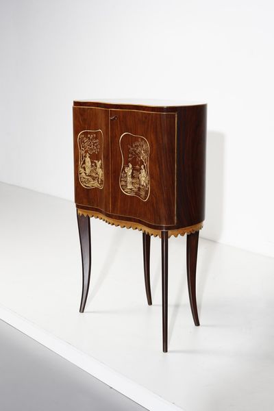 MANIFATTURA ITALIANA : Mobile bar  - Asta Asta 374 | DESIGN E ARTI DECORATIVE DEL NOVECENTO Virtuale - Associazione Nazionale - Case d'Asta italiane