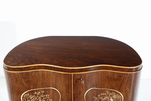 MANIFATTURA ITALIANA : Mobile bar  - Asta Asta 374 | DESIGN E ARTI DECORATIVE DEL NOVECENTO Virtuale - Associazione Nazionale - Case d'Asta italiane