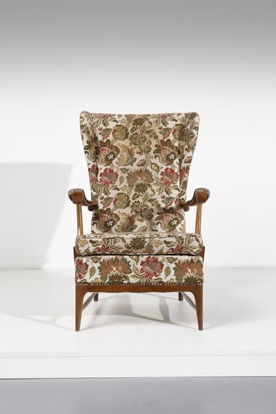 BUFFA PAOLO (1903 - 1970) : Poltrona per Frama  - Asta Asta 374 | DESIGN E ARTI DECORATIVE DEL NOVECENTO Virtuale - Associazione Nazionale - Case d'Asta italiane