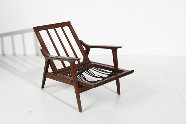 DASSI VITTORIO (1893 - 1973) : Poltroncina reclinabile 620  - Asta Asta 374 | DESIGN E ARTI DECORATIVE DEL NOVECENTO Virtuale - Associazione Nazionale - Case d'Asta italiane