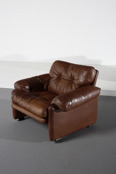 SCARPA AFRA (1937 -2011) & TOBIA (n. 1935) : Coppia di poltrone Coronado per C&B Italia  - Asta Asta 374 | DESIGN E ARTI DECORATIVE DEL NOVECENTO Virtuale - Associazione Nazionale - Case d'Asta italiane