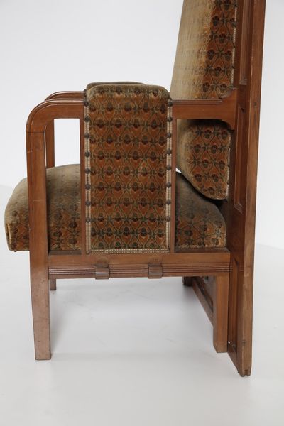 COMETTI GIACOMO  (1863 - 1938) : Trono, esecuzione Atelier Cometti, Torino  - Asta Asta 374 | DESIGN E ARTI DECORATIVE DEL NOVECENTO Virtuale - Associazione Nazionale - Case d'Asta italiane
