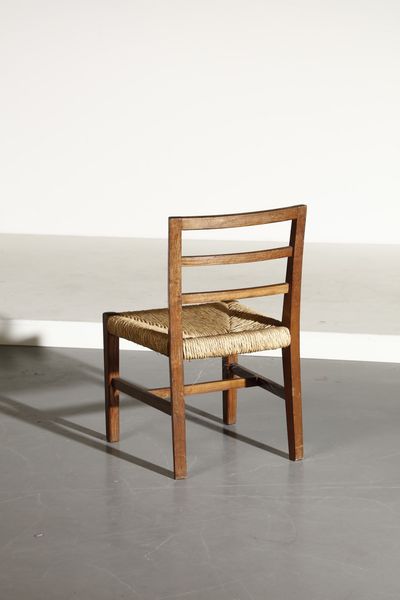 WENTER MARINI GIORGIO : attribuito. Coppia di sedie  - Asta Asta 374 | DESIGN E ARTI DECORATIVE DEL NOVECENTO Virtuale - Associazione Nazionale - Case d'Asta italiane