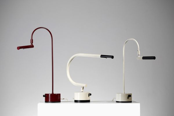 MANIFATTURA ITALIANA : Tre lampade da tavolo  - Asta Asta 374 | DESIGN E ARTI DECORATIVE DEL NOVECENTO Virtuale - Associazione Nazionale - Case d'Asta italiane