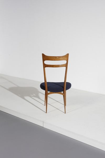 MANIFATTURA ITALIANA : Cinque sedie  - Asta Asta 374 | DESIGN E ARTI DECORATIVE DEL NOVECENTO Virtuale - Associazione Nazionale - Case d'Asta italiane