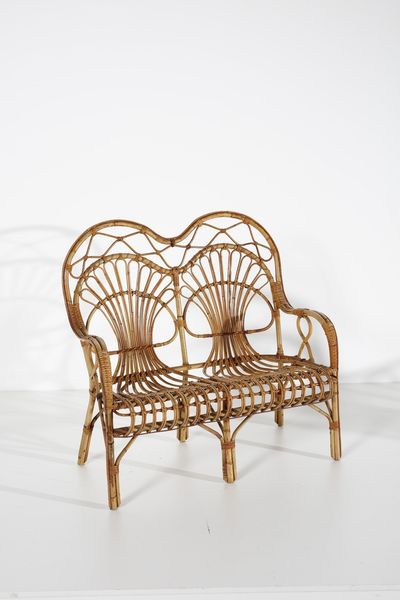 MANIFATTURA ITALIANA : Tre poltroncine e divanetto  - Asta Asta 374 | DESIGN E ARTI DECORATIVE DEL NOVECENTO Virtuale - Associazione Nazionale - Case d'Asta italiane