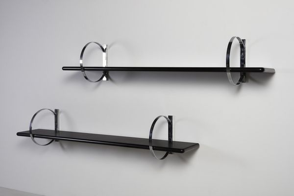 MANIFATTURA ITALIANA : Coppia di mensole  - Asta Asta 374 | DESIGN E ARTI DECORATIVE DEL NOVECENTO Virtuale - Associazione Nazionale - Case d'Asta italiane