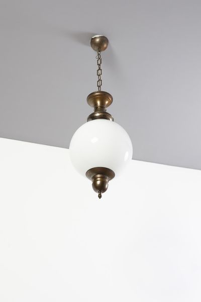 CACCIA DOMINIONI LUIGI (n. 1913) : Lampada a sospensione LS1GC lampione, produzione Azucena, Milano  - Asta Asta 374 | DESIGN E ARTI DECORATIVE DEL NOVECENTO Virtuale - Associazione Nazionale - Case d'Asta italiane