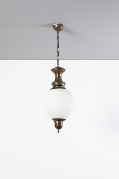 CACCIA DOMINIONI LUIGI (n. 1913) : Lampada a sospensione LS1GC lampione, produzione Azucena, Milano  - Asta Asta 374 | DESIGN E ARTI DECORATIVE DEL NOVECENTO Virtuale - Associazione Nazionale - Case d'Asta italiane
