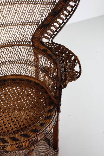 MANIFATTURA FRANCESE : Poltrona Emmanuelle  - Asta Asta 374 | DESIGN E ARTI DECORATIVE DEL NOVECENTO Virtuale - Associazione Nazionale - Case d'Asta italiane