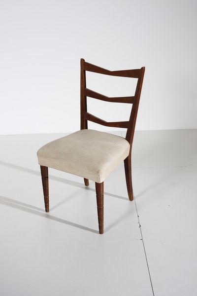 WENTER MARINI GIORGIO : Coppia di sedie con tavolino  - Asta Asta 374 | DESIGN E ARTI DECORATIVE DEL NOVECENTO Virtuale - Associazione Nazionale - Case d'Asta italiane