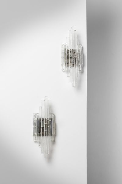 POLI ALBANO (n. 1935) : Coppia di appliques per Poliarte  - Asta Asta 374 | DESIGN E ARTI DECORATIVE DEL NOVECENTO Virtuale - Associazione Nazionale - Case d'Asta italiane