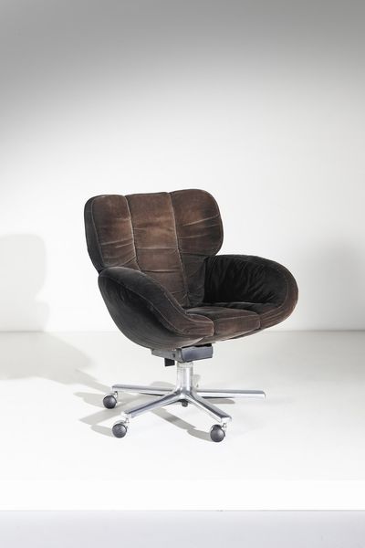 MANIFATTURA ITALIANA : Poltroncina da scrivania  - Asta Asta 374 | DESIGN E ARTI DECORATIVE DEL NOVECENTO Virtuale - Associazione Nazionale - Case d'Asta italiane