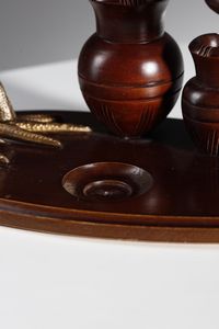 MANIFATTURA ITALIANA : Lampada da tavolo  - Asta Asta 374 | DESIGN E ARTI DECORATIVE DEL NOVECENTO Virtuale - Associazione Nazionale - Case d'Asta italiane