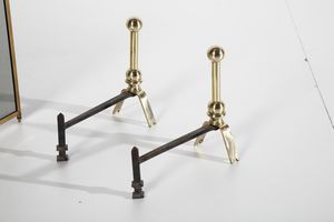 MANIFATTURA ITALIANA : Set da camino  - Asta Asta 374 | DESIGN E ARTI DECORATIVE DEL NOVECENTO Virtuale - Associazione Nazionale - Case d'Asta italiane