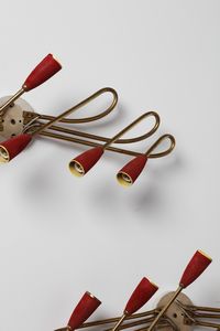 MANIFATTURA ITALIANA : Coppia di appliques  - Asta Asta 374 | DESIGN E ARTI DECORATIVE DEL NOVECENTO Virtuale - Associazione Nazionale - Case d'Asta italiane