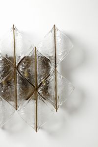 AV MAZZEGA : Grande applique  - Asta Asta 374 | DESIGN E ARTI DECORATIVE DEL NOVECENTO Virtuale - Associazione Nazionale - Case d'Asta italiane