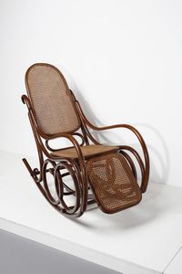 MANIFATTURA ITALIANA : Poltrona a dondolo  - Asta Asta 374 | DESIGN E ARTI DECORATIVE DEL NOVECENTO Virtuale - Associazione Nazionale - Case d'Asta italiane