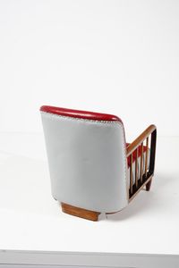 BUFFA PAOLO (1903 - 1970) : attribuito. Poltrona  - Asta Asta 374 | DESIGN E ARTI DECORATIVE DEL NOVECENTO Virtuale - Associazione Nazionale - Case d'Asta italiane