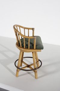MANIFATTURA ITALIANA : Copia sgabelli girevoli  - Asta Asta 374 | DESIGN E ARTI DECORATIVE DEL NOVECENTO Virtuale - Associazione Nazionale - Case d'Asta italiane