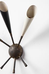 MANIFATTURA ITALIANA : Coppia di appliques  - Asta Asta 374 | DESIGN E ARTI DECORATIVE DEL NOVECENTO Virtuale - Associazione Nazionale - Case d'Asta italiane