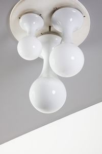 NASON CARLO (n. 1936) : Lampada a plafoniera Space Age per Selenova  - Asta Asta 374 | DESIGN E ARTI DECORATIVE DEL NOVECENTO Virtuale - Associazione Nazionale - Case d'Asta italiane