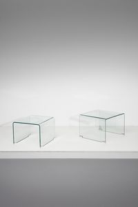 MANIFATTURA ITALIANA - Coppia di tavolini da salotto