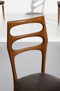 DASSI MOBILI MODERNI : attribuito. Sei Sedie  - Asta Asta 374 | DESIGN E ARTI DECORATIVE DEL NOVECENTO Virtuale - Associazione Nazionale - Case d'Asta italiane