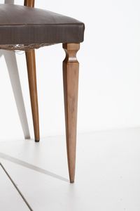 DASSI MOBILI MODERNI : attribuito. Sei Sedie  - Asta Asta 374 | DESIGN E ARTI DECORATIVE DEL NOVECENTO Virtuale - Associazione Nazionale - Case d'Asta italiane