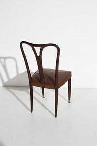 MANIFATTURA ITALIANA : Cinque sedie  - Asta Asta 374 | DESIGN E ARTI DECORATIVE DEL NOVECENTO Virtuale - Associazione Nazionale - Case d'Asta italiane