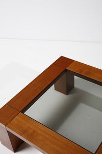 SCARPA AFRA (1937 -2011) & TOBIA (n. 1935) : nello stile di. Tavolino da salotto  - Asta Asta 374 | DESIGN E ARTI DECORATIVE DEL NOVECENTO Virtuale - Associazione Nazionale - Case d'Asta italiane