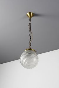 MANIFATTURA ITALIANA : Lampada a sospensione  - Asta Asta 374 | DESIGN E ARTI DECORATIVE DEL NOVECENTO Virtuale - Associazione Nazionale - Case d'Asta italiane
