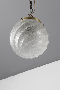 MANIFATTURA ITALIANA : Lampada a sospensione  - Asta Asta 374 | DESIGN E ARTI DECORATIVE DEL NOVECENTO Virtuale - Associazione Nazionale - Case d'Asta italiane