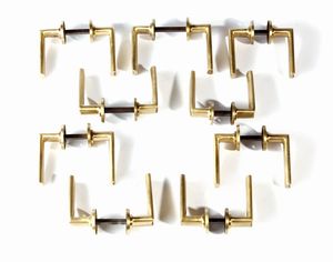 MANIFATTURA ITALIANA - Nove coppie di maniglie