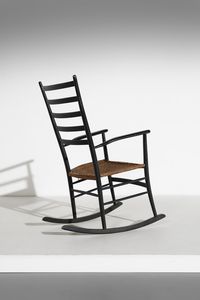 MANIFATTURA ITALIANA : Dondolo  - Asta Asta 374 | DESIGN E ARTI DECORATIVE DEL NOVECENTO Virtuale - Associazione Nazionale - Case d'Asta italiane