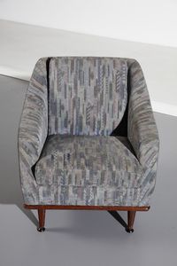 MANIFATTURA ITALIANA : Coppia di poltrone  - Asta Asta 374 | DESIGN E ARTI DECORATIVE DEL NOVECENTO Virtuale - Associazione Nazionale - Case d'Asta italiane