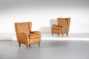 MANIFATTURA ITALIANA - Coppia di poltrone