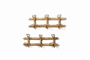 FRANCO ALBINI - FRANCA HELG - Coppia di appendiabiti